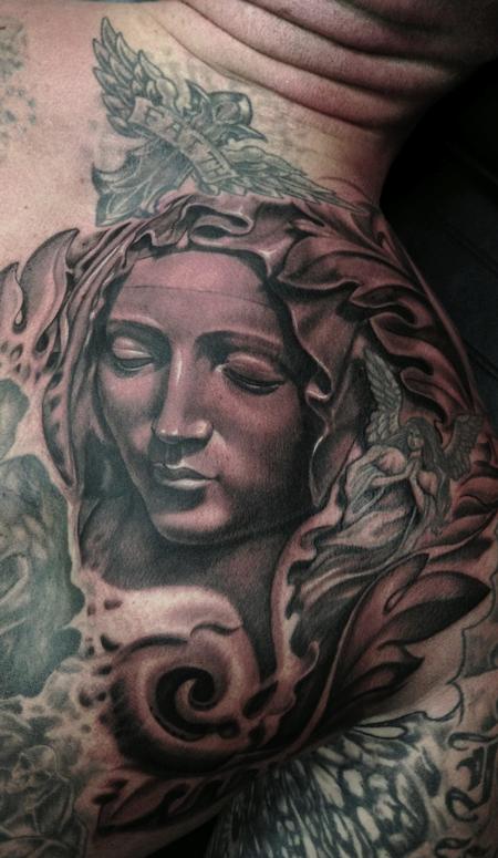 Tattoos - Virgin Mary by Michelangelo - 77151